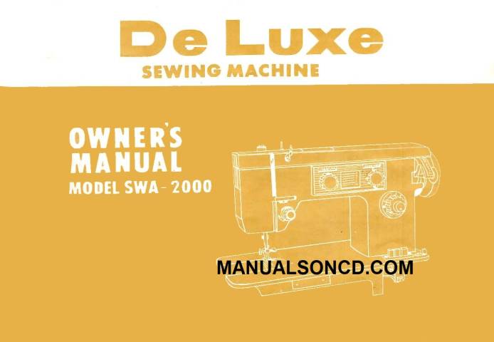 dressmaker swa 2000 manual